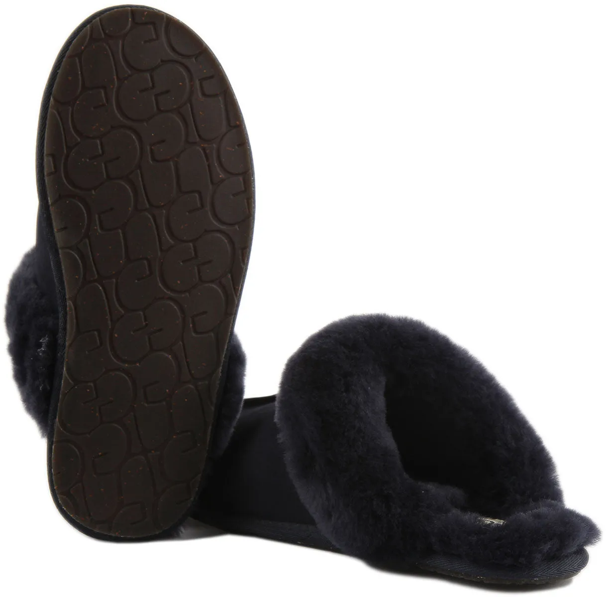 Ugg Australia Scuffette II Slippers In Navy For Women