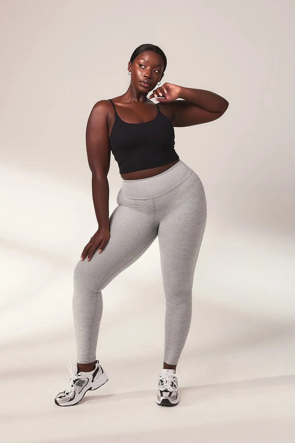 Ultimate Soft-Touch High Waisted Leggings - Light Grey Marl