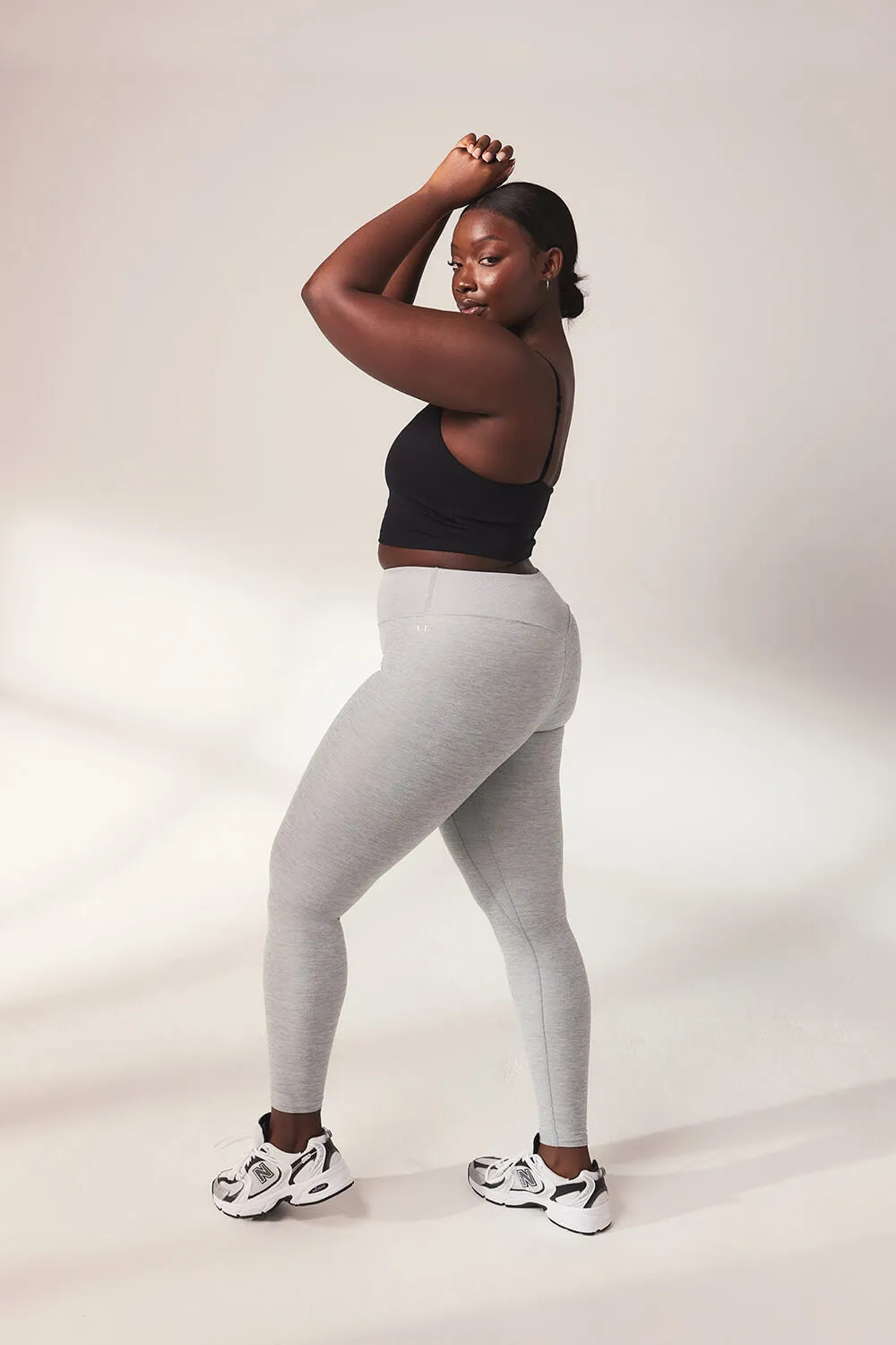 Ultimate Soft-Touch High Waisted Leggings - Light Grey Marl