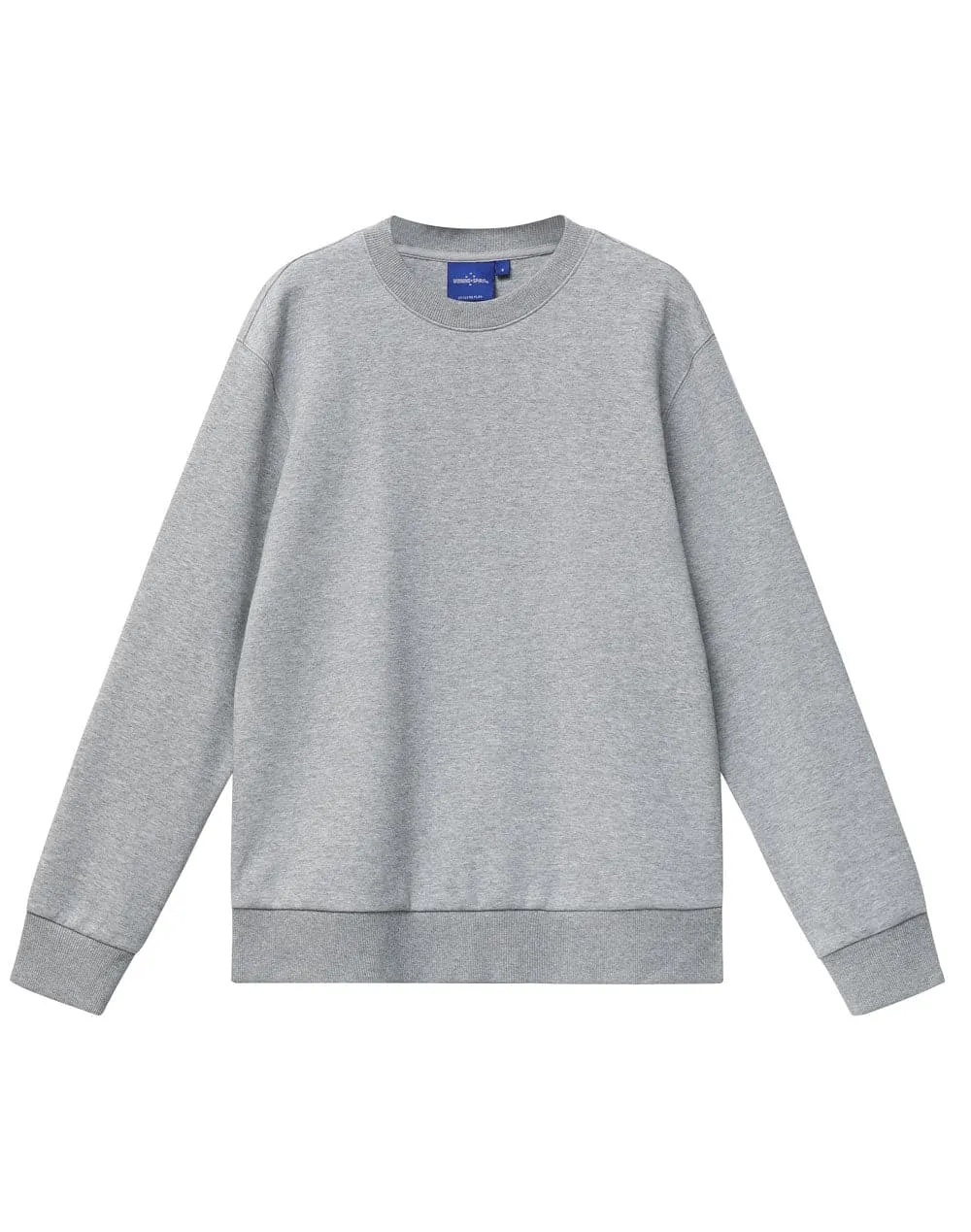 Unisex Air-layered CVC Crew Nech Sweater FL05