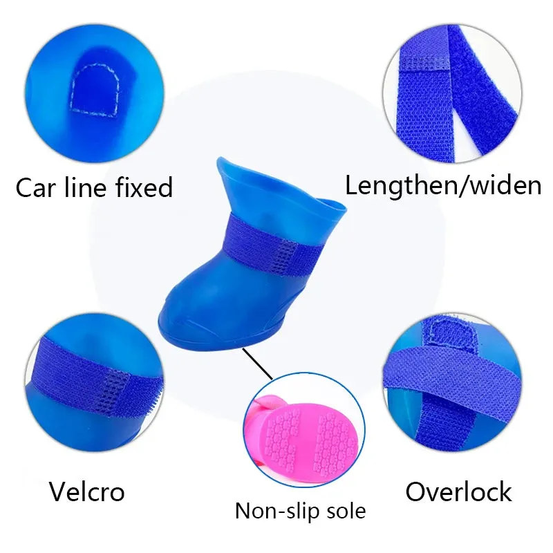 WaterProof Rubber Rainshoe 4pcs