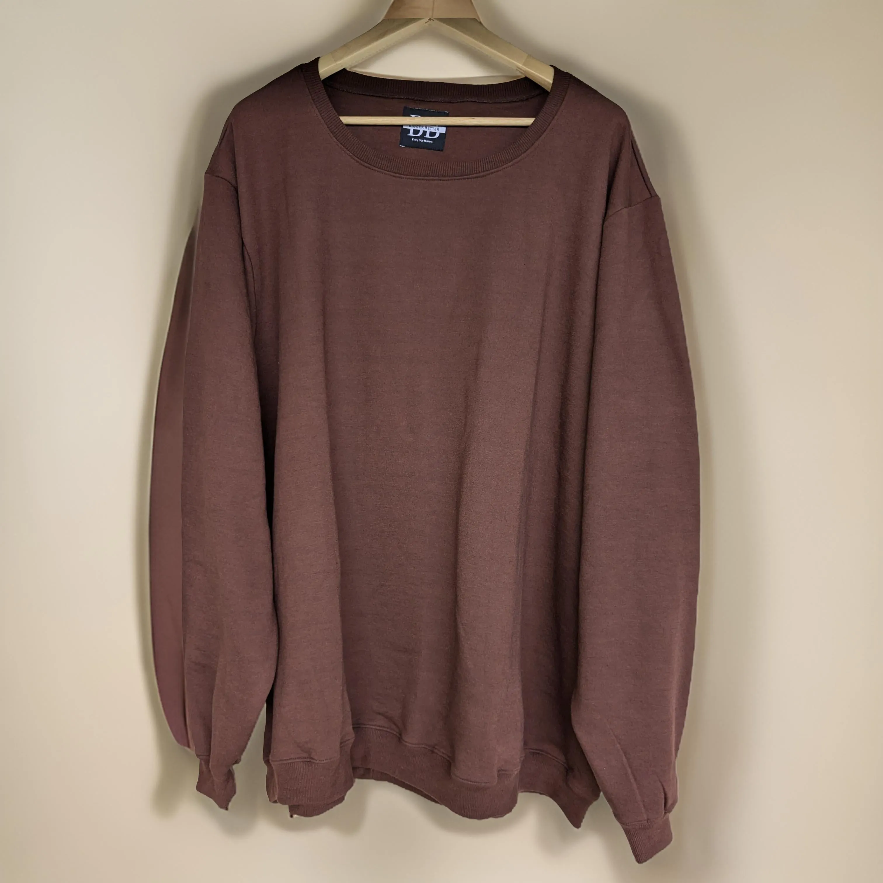 Winter Brown Fleece Sweatshirt